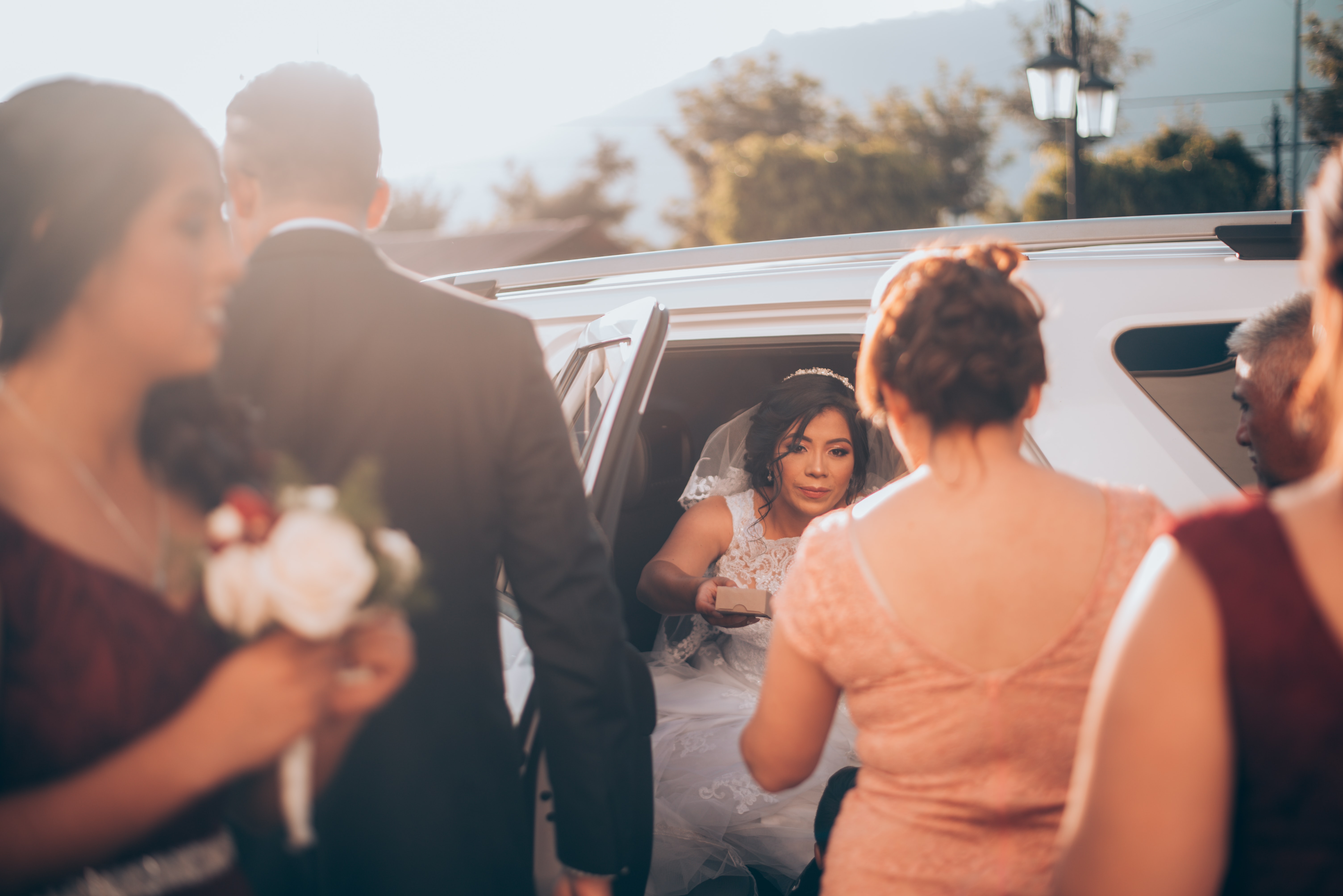 Akron Limousine Service in a wedding