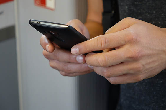 Booking party buses from a phone